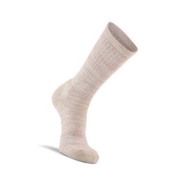 Men's Ecco Performance Mid-Crew Hike Socks Khaki | SG 841RVD